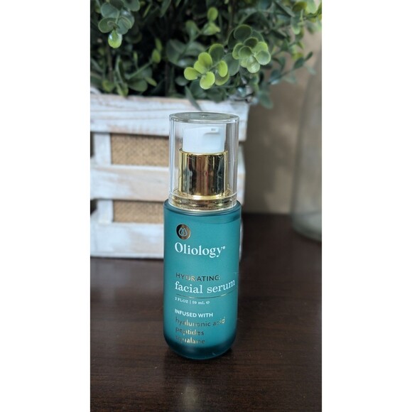 NEW OLIOLOGY Hydrating Facial Serum Hyaluronic Acid Peptides Squalane 2 fl oz - Picture 1 of 3